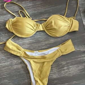 Gold Bikini Set
